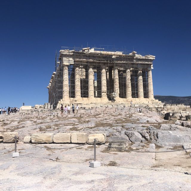 The great Parthenon in the Acropolis 