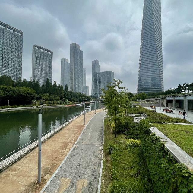 songdo Central Park in incheon is beautiful