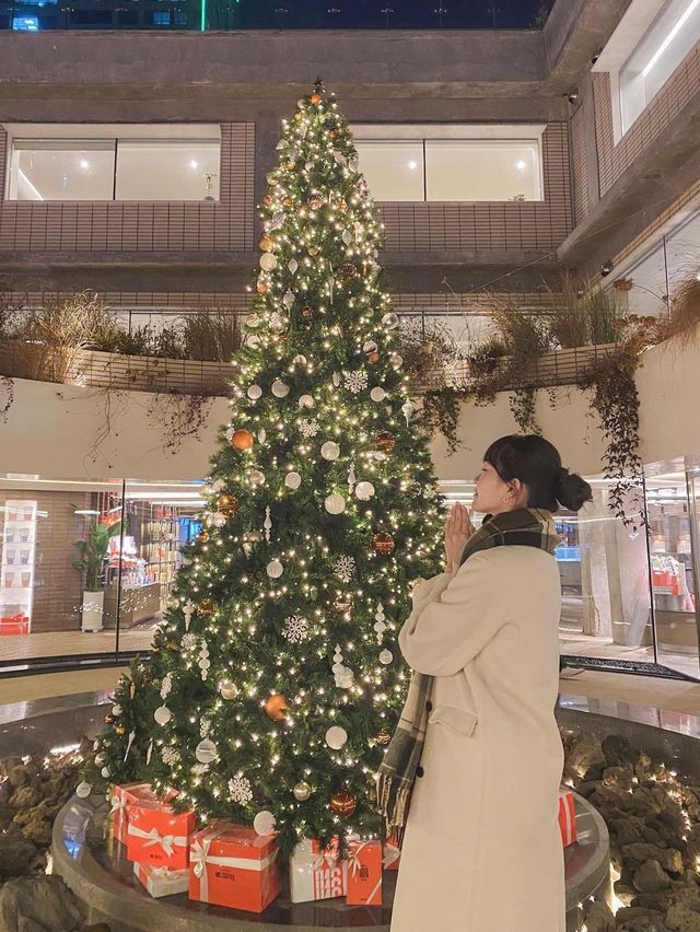 이보다 더 클 순 없는 대형 트리 카페 '인크커피'🎄