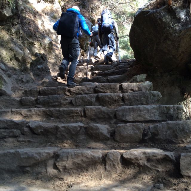 Phakding to Namche Bazaar trek