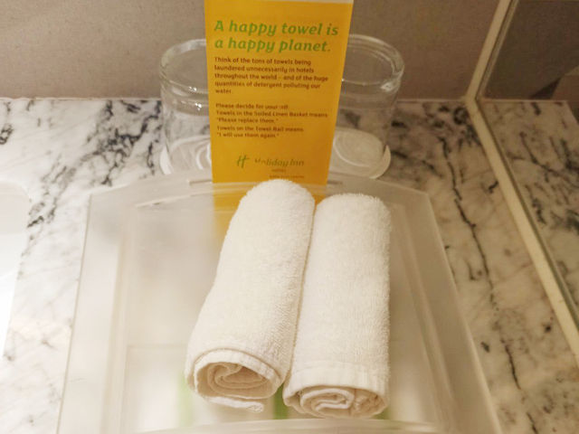 Sustainable hotel stay