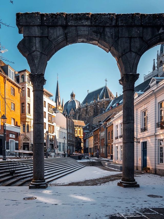 Germany's most beautiful town 7 - Aachen in the snow ||