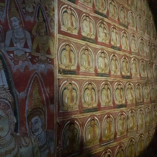 The Golden & Cave Temple At Dambulla