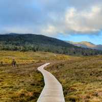 Trek to the foot of Cradle Mountain, Tasmania