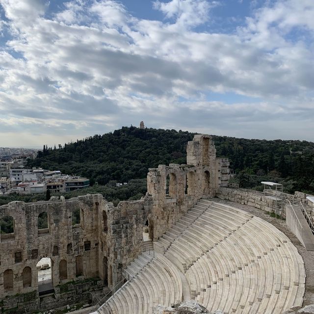 The amazing Acropolis in Athens Greece.