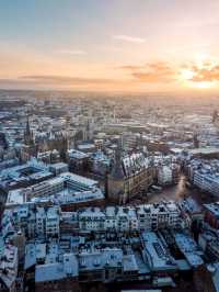 Germany's most beautiful town 7 - Aachen in the snow ||