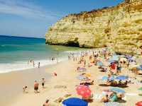 Beach in Carvoeiro, Portugal 🇵🇹