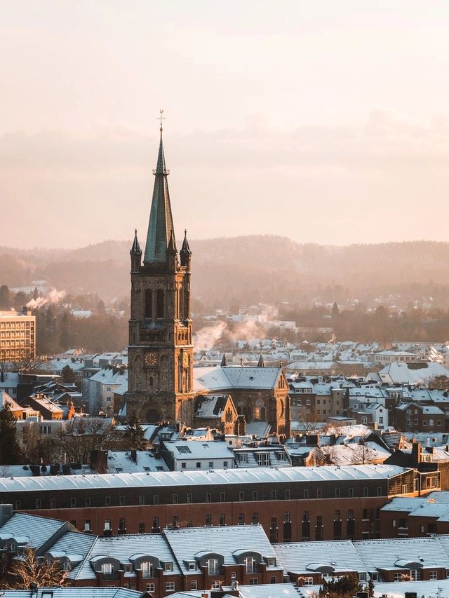 Germany's most beautiful town 7 - Aachen in the snow ||