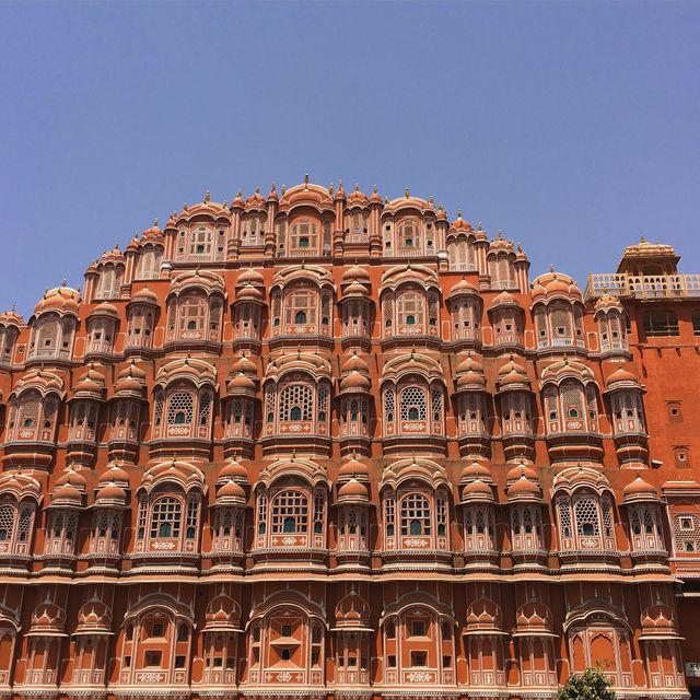 'Mahal' view at Hawa Mahal