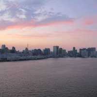 Spectacular Sunset in Tokyo Bay