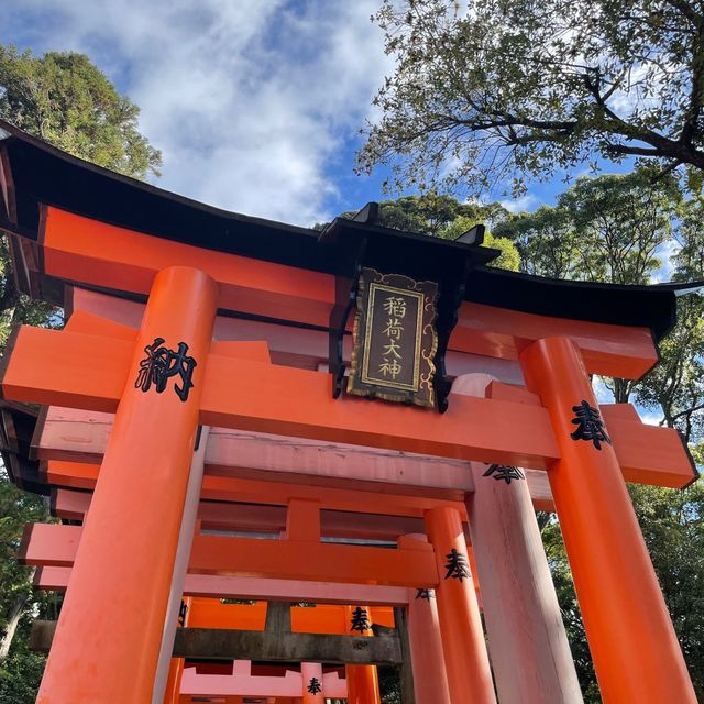 【京都】伏見稲荷大社｜圧巻の千本鳥居⛩