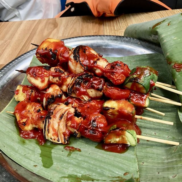 Street food in Vangvieng 