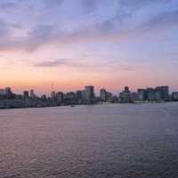 Spectacular Sunset in Tokyo Bay