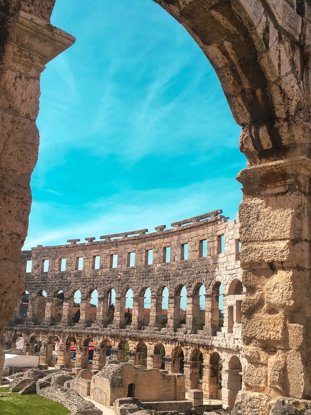 Beautifully Preserved Roman arena in Croatia