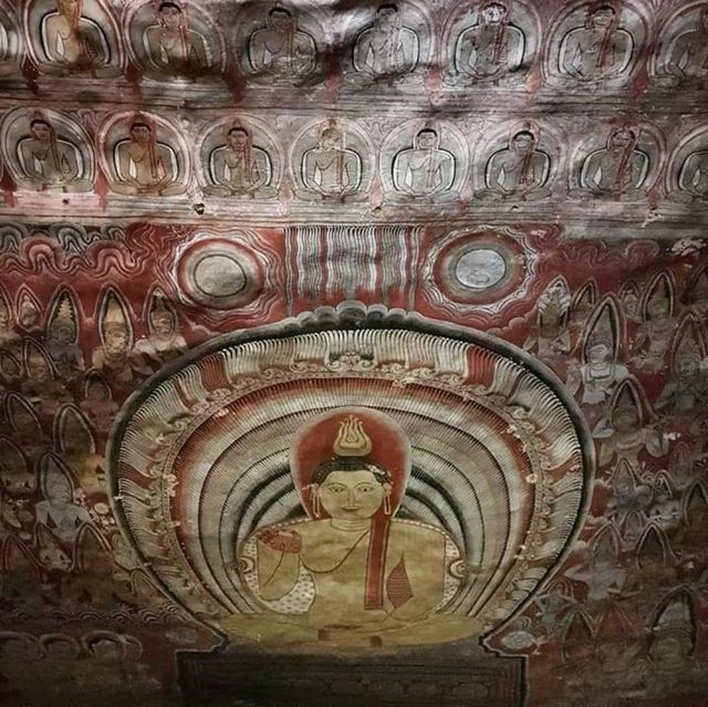 The Golden & Cave Temple At Dambulla