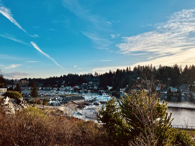 Seattle, Washington Lake Sunset - Bellevue Section