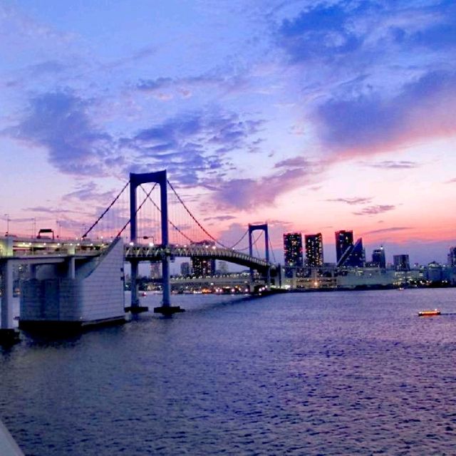 Spectacular Sunset in Tokyo Bay