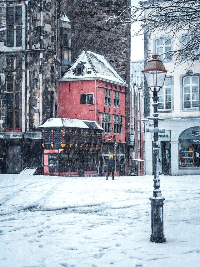 Germany's most beautiful town 7 - Aachen in the snow ||