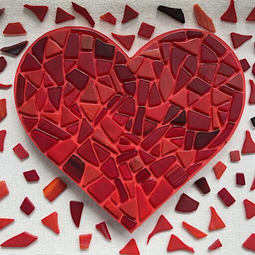 Glass Mosaic class - Heart at The Vineyard at Hershey | The Vineyard at Hershey