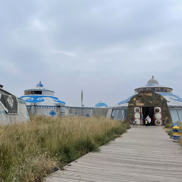 The desert in inner Mongolia