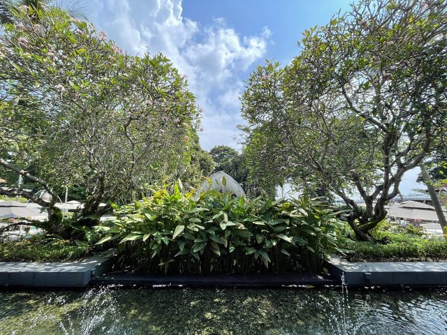 Refreshing spa in a resort