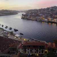 Across Dom Luís Bridge in Porto