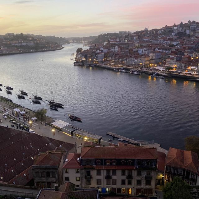 Across Dom Luís Bridge in Porto