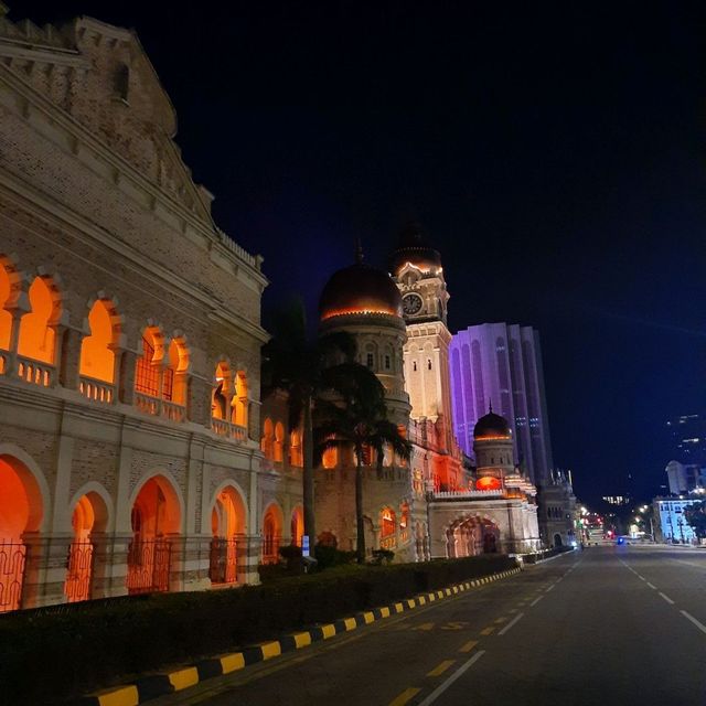 Night walk at Merdeka Square 