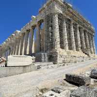 The great Parthenon in the Acropolis 