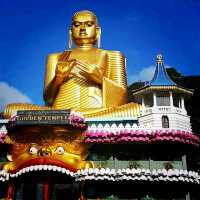 The Golden & Cave Temple At Dambulla