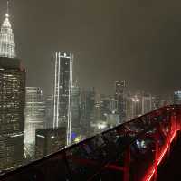 Sky51 awesome rooftop bar facing KLCC 