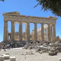 The great Parthenon in the Acropolis 