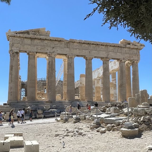 The great Parthenon in the Acropolis 