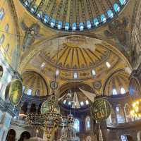 The beautiful architecture of Hagia Sophia