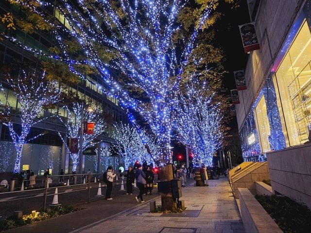 The magical illumination at Ropponggi Hills at Keyakizaka