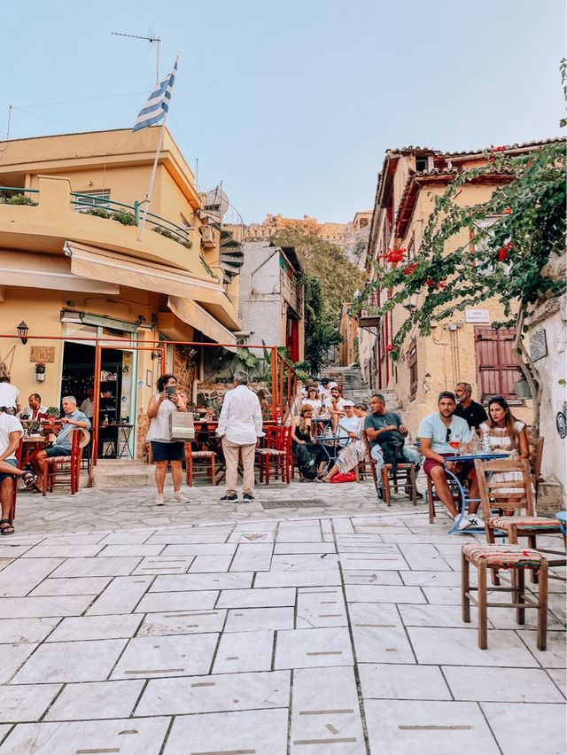 Cute spot in Anafiotika | Greece