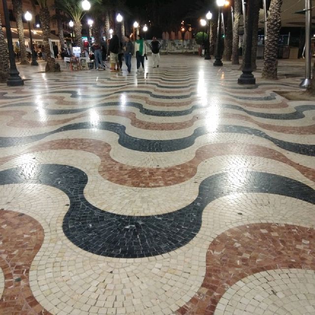 Walking at Alicante marina