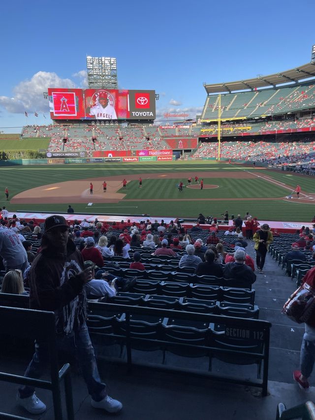 エンゼルスタジアムで大谷選手応援📍アナハイム