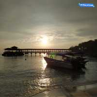 Sunset Serenity: Boats and Beauty at Perhentian Island