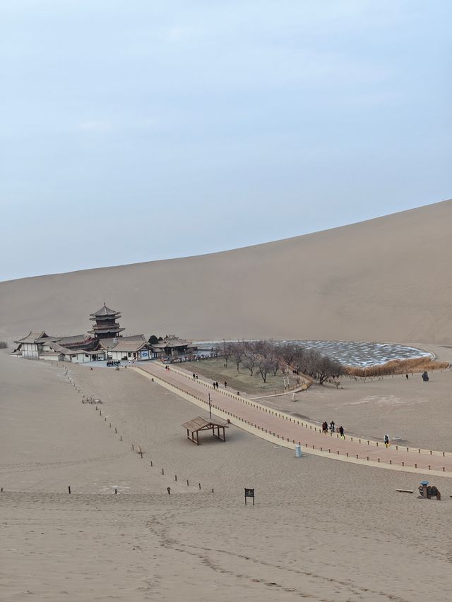 【敦煌冬日奇遇】南方小土豆勇闖鳴沙山