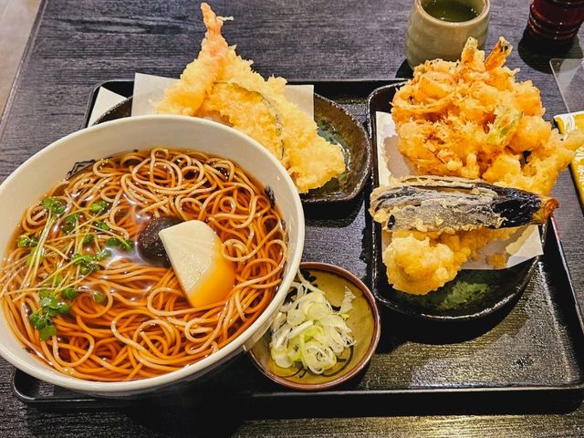 A traditional soba shop with reasonable price at Yokohama