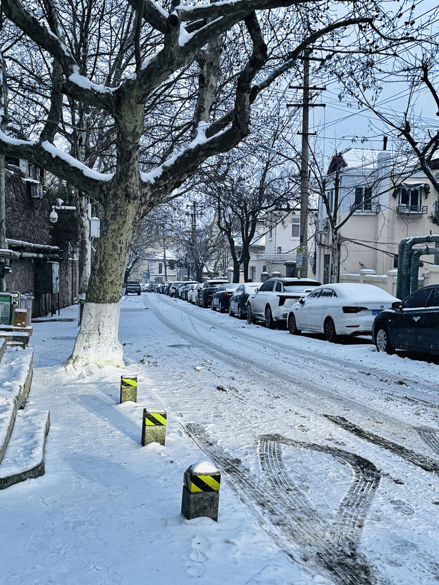 不是韓國！在青島！雪後青島太出片！！！