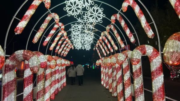 The Illumi Light Show in Mississauga, Canada