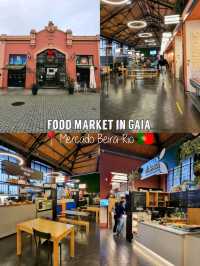 🇵🇹 Food Market in Gaia 📍Mercado Beira-Rio