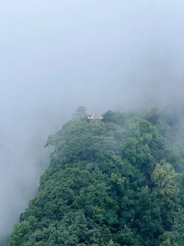 陝西西安鐘南山南五台｜去往王維詩裡-雲頂天宮。