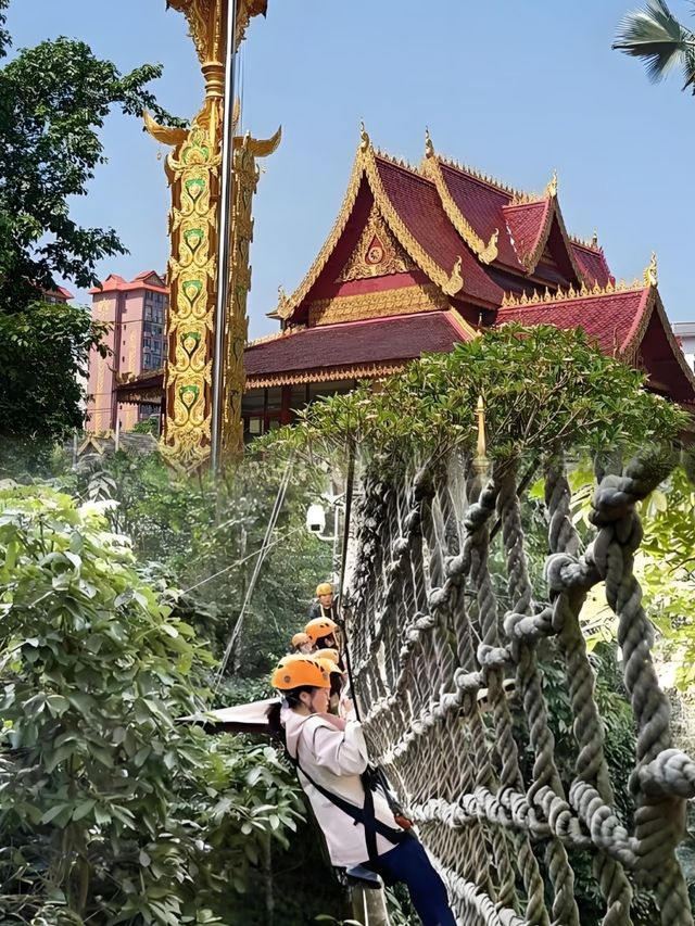 在西雙版納，不可錯過的曼聽御花園，感受超讚飛躍玩法