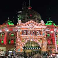 Melbourne's chiristmas night walking