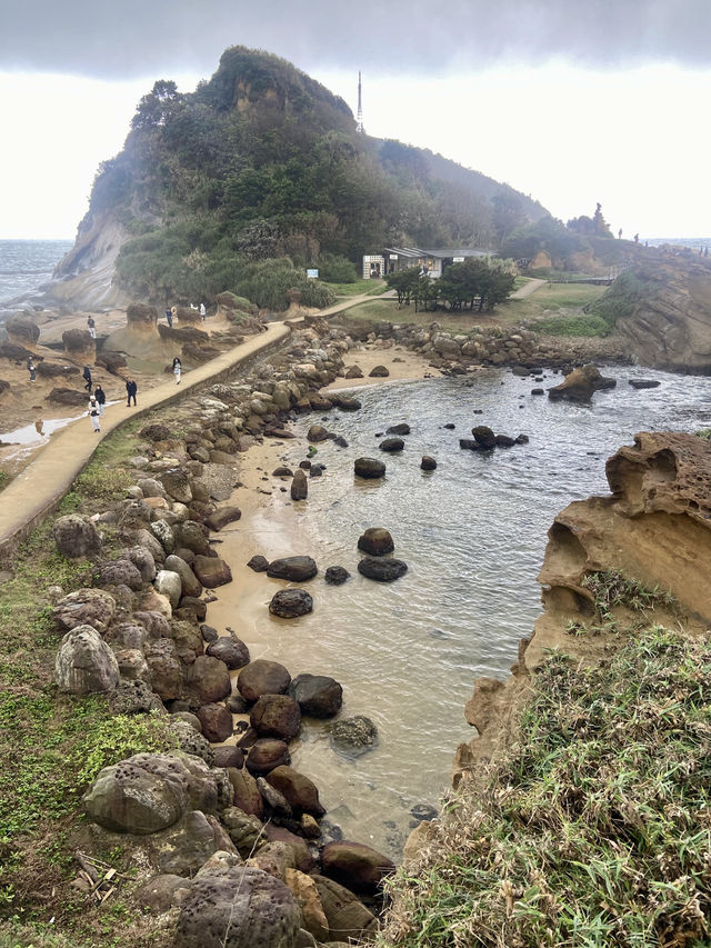 🚶🏼‍♀️台北行程必經～世界奇觀之一野柳地質公園🏞️🪨🗿