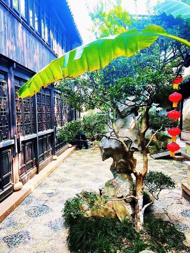 西塘古鎮裡最大的私家花園：西園