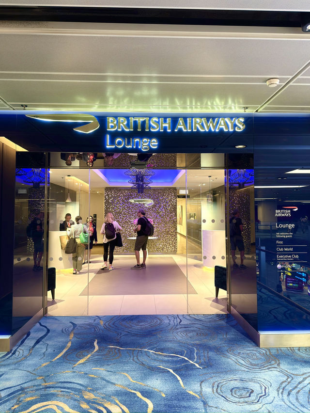 シンガポール　シンガポール観光　British Airways Loungeは洗練されたラウンジだった！